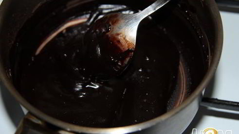 суфле творожно-банановое с шоколадом