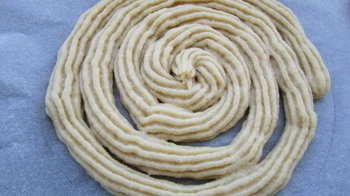 торт-суфле мята с земляникой