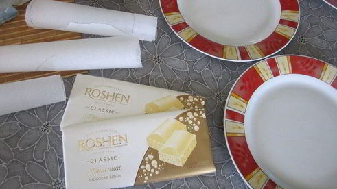 торт-суфле мята с земляникой