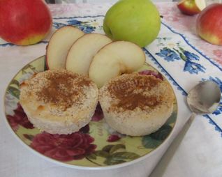 Творожно-яблочное суфле