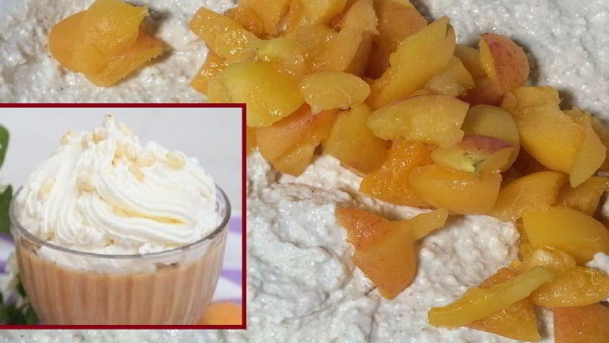 Рецепт творожного суфле с абрикосами