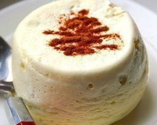 Творожное суфле с фруктами