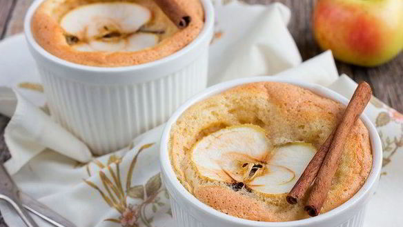 Рецепт Творожного суфле с яблоками