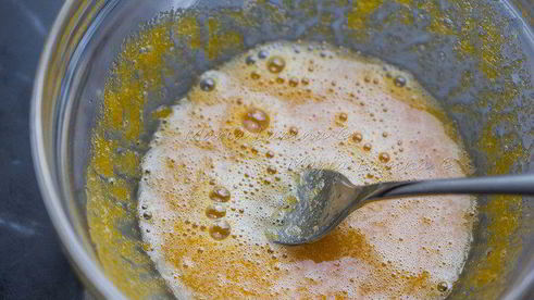 апельсиновый тирамису с мятным сиропом