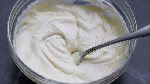 апельсиновый тирамису с мятным сиропом