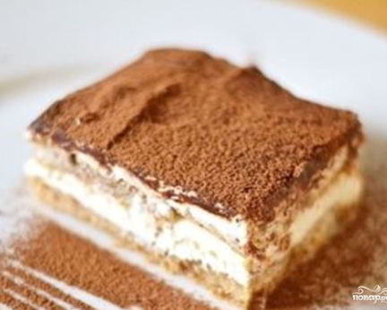 Тирамису из печенья юбилейное