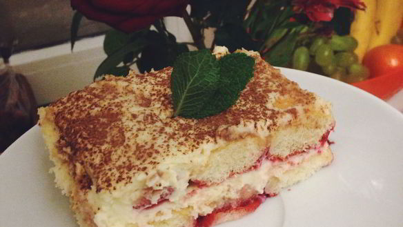 Рецепт Тирамису с клубникой