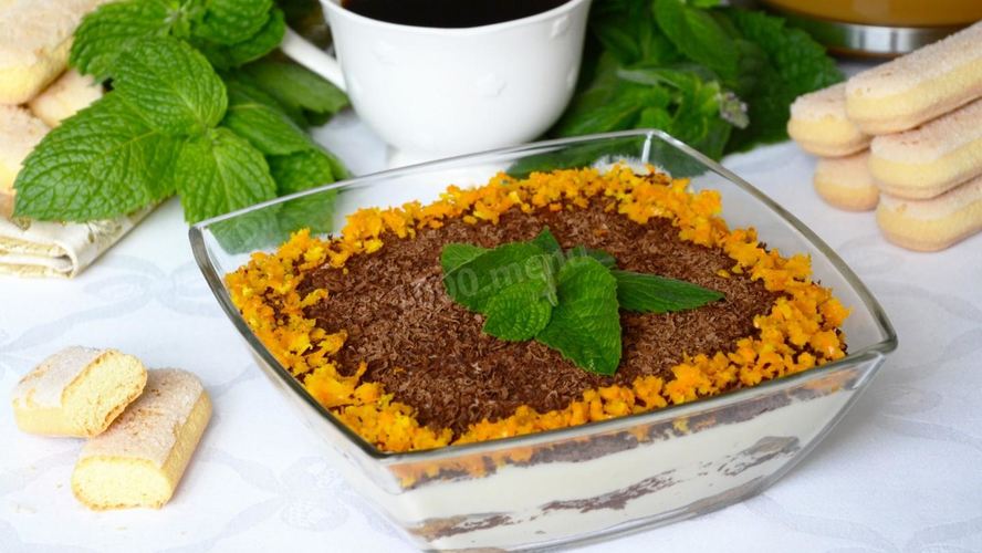 Рецепт тирамису с творогом