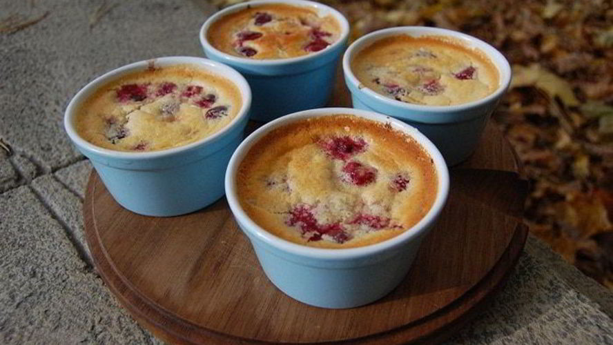 Рецепт вишневых пудингов