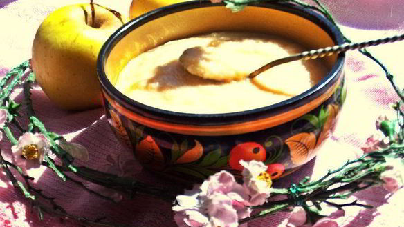 Рецепт Яблочного пюре со сгущенкой