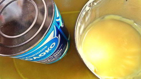 яблочное пюре со сгущенкой