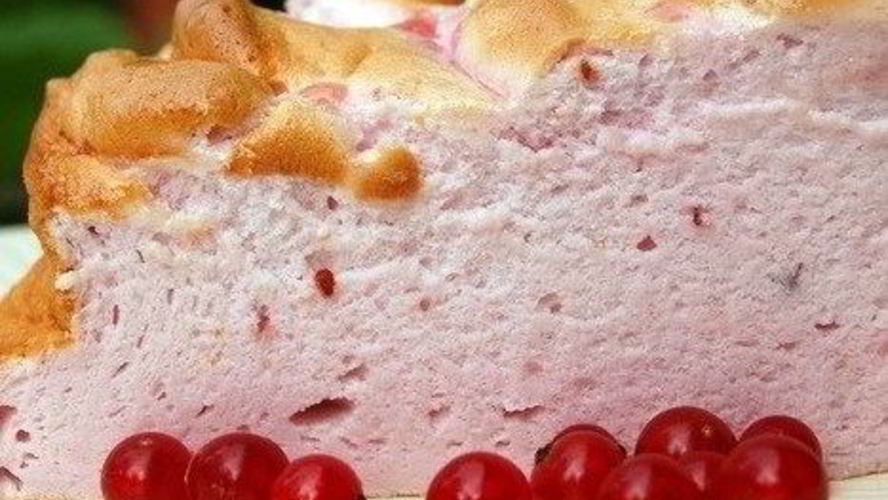 Рецепт запеченного ягодно-белковое облако