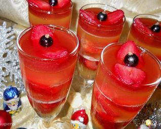 Желе из шампанского Французский поцелуй