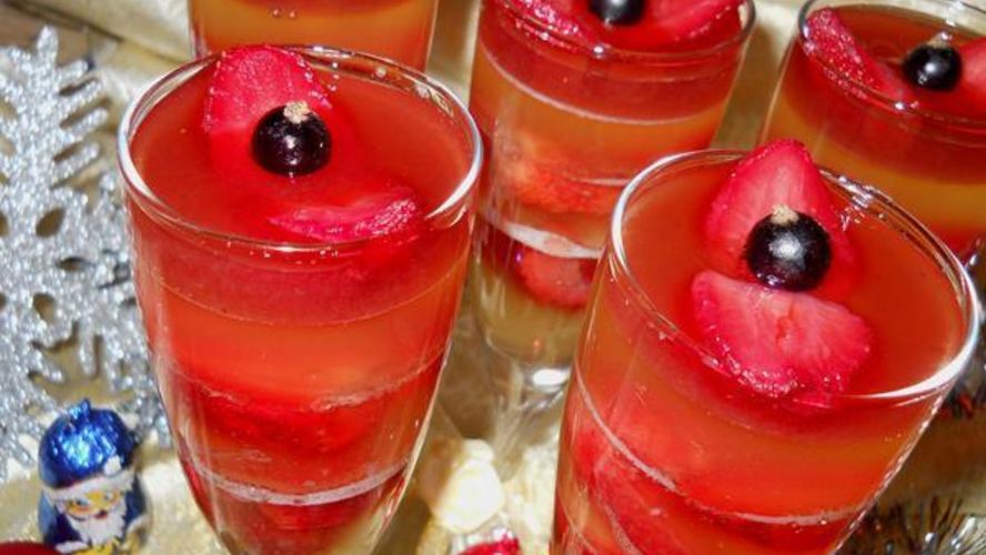 Рецепт желе из шампанского французский поцелуй