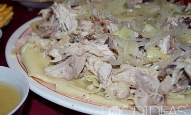 Бешбармак из курицы