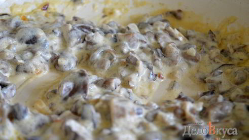 драники из картошки с грибным соусом