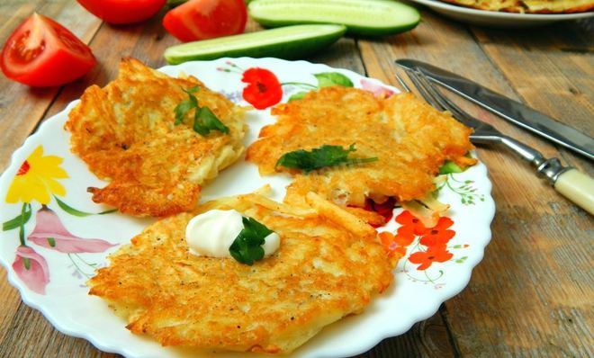 Картофельные драники без муки