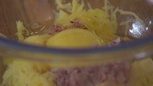 картофельные драники с треской