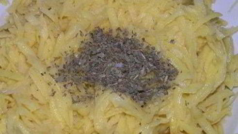 постные драники с базиликом