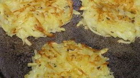 постные драники с базиликом