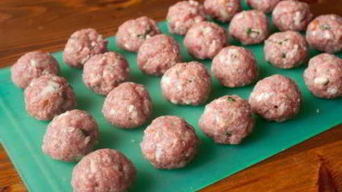 фрикадельки из индейки с беконом