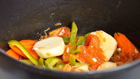 фрикадельки с подливкой