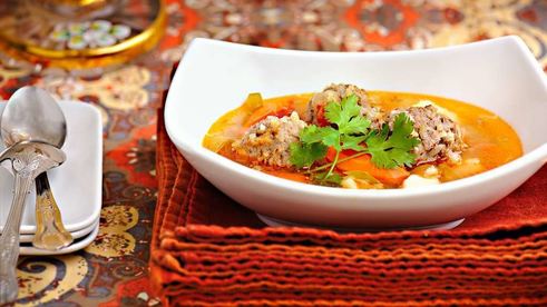 фрикадельки с подливкой