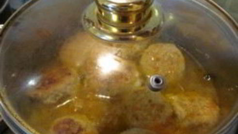 фрикадельки с рисом