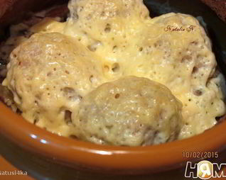 Фрикадельки в горшочке