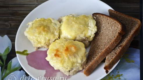 фрикадельки в сыре