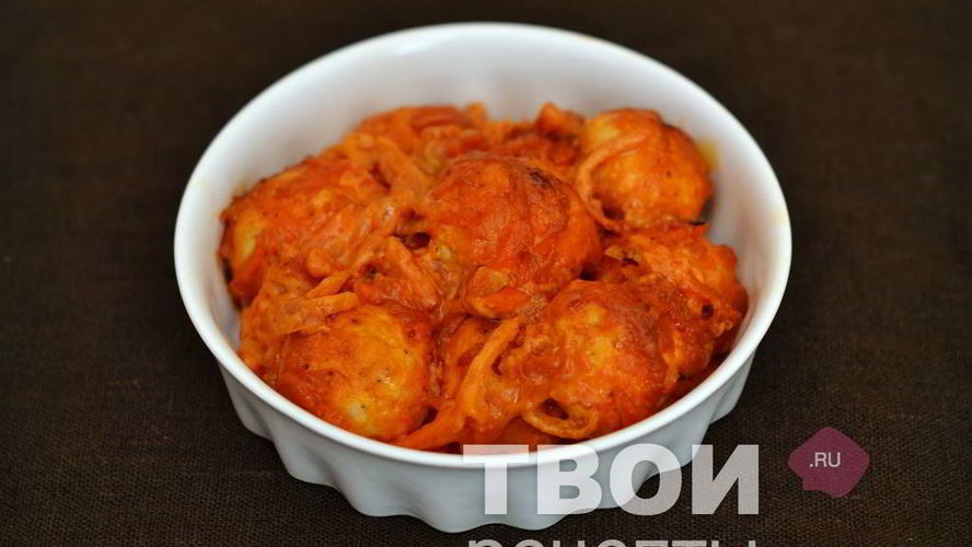 Рецепт фрикаделек в томатном соусе