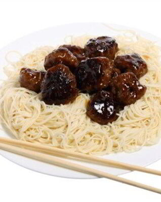 Куриные фрикадельки с грибами и шпинатом