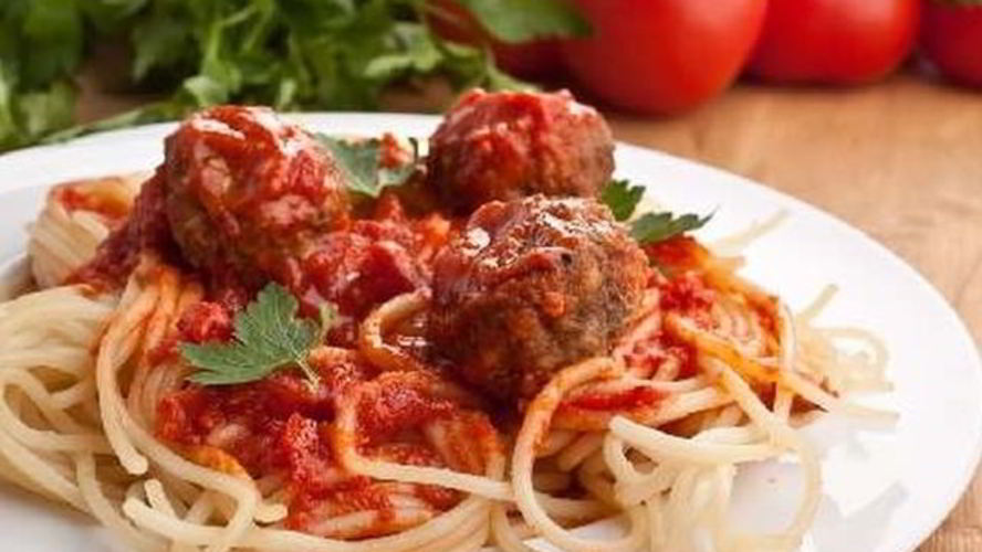 Рецепт спагетти с фрикадельками