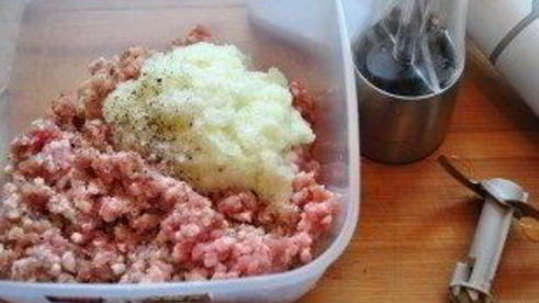 запеченный картофель с фрикадельками