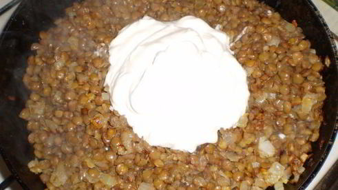 гарнир из чечевицы