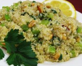 Гарнир из кинвы с сельдереем