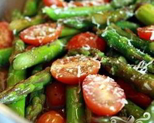 Гарнир из спаржи