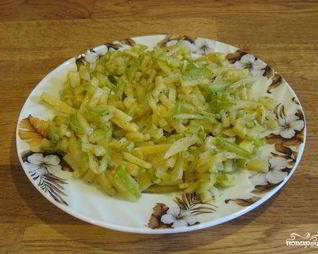 Гарнир к жареным кабачкам