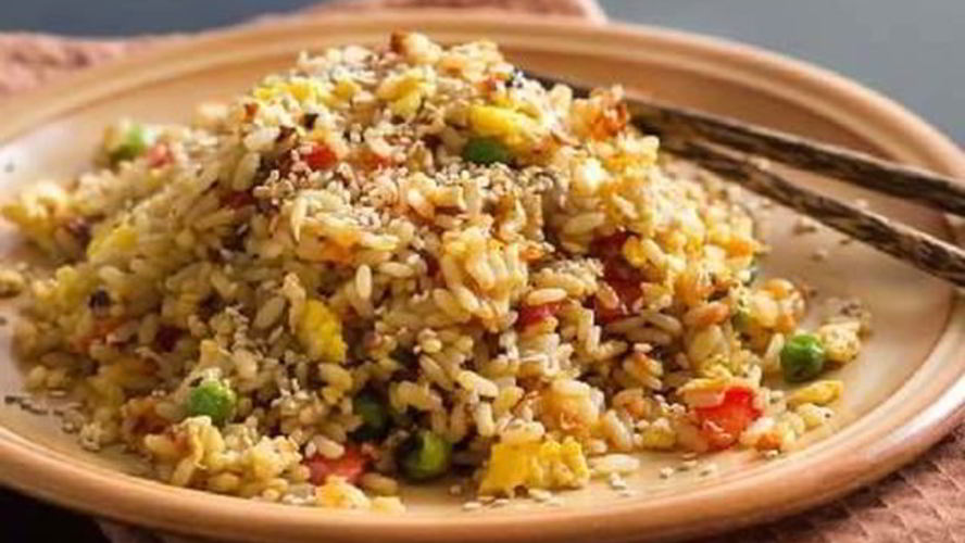 Рецепт ароматного пряного риса с овощами