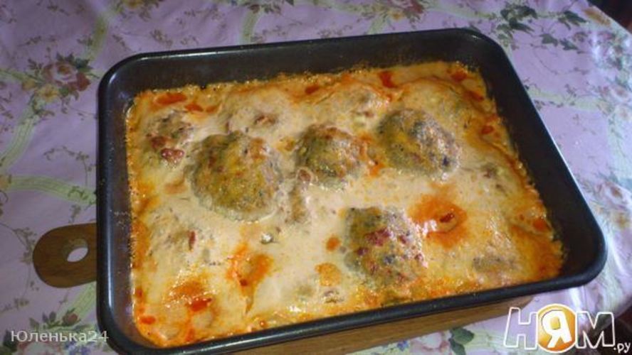 Рецепт гречневых крокетов под соусом