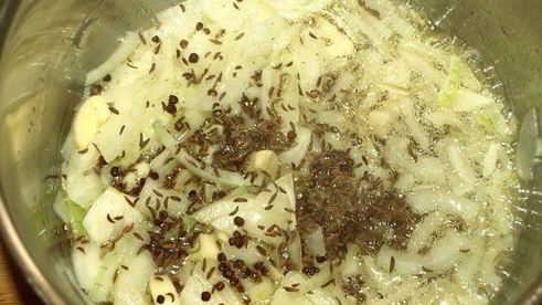 индийский рис со шпинатом