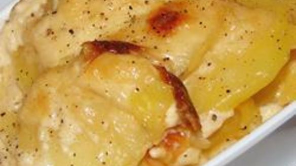 Рецепт Картофеля гратен с чесноком