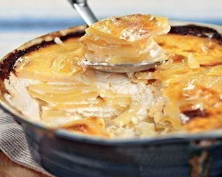 Картофель по-болгарски с творогом