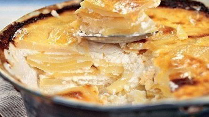 Рецепт картофеля по-болгарски с творогом