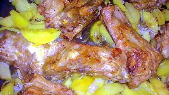 Рецепт Картофеля по-деревенски в духовке