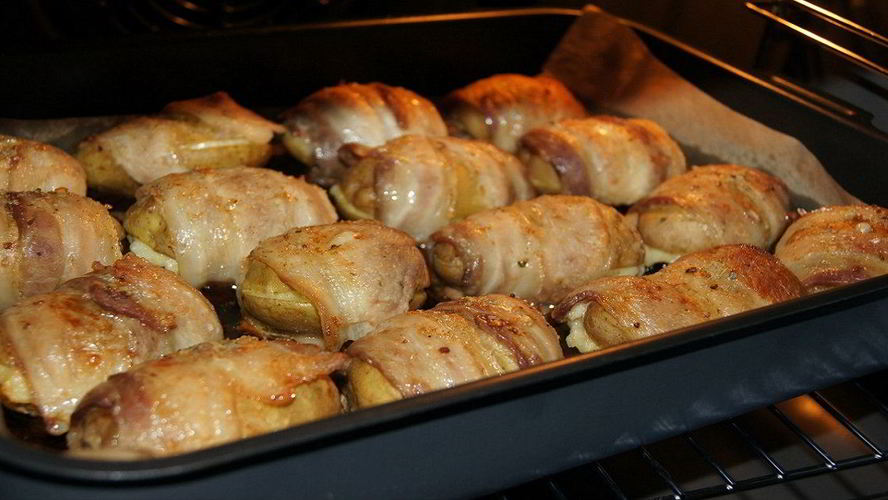 Рецепт картофеля с беконом