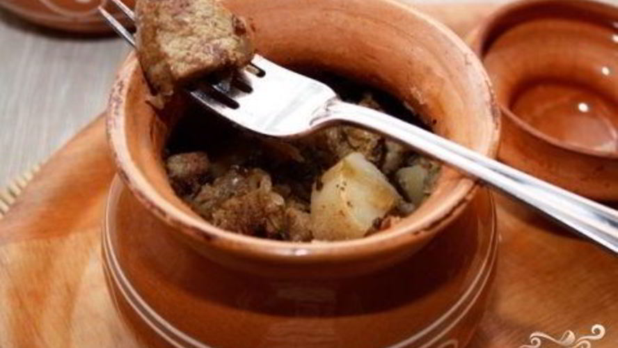 Рецепт картофеля с говядиной в духовке