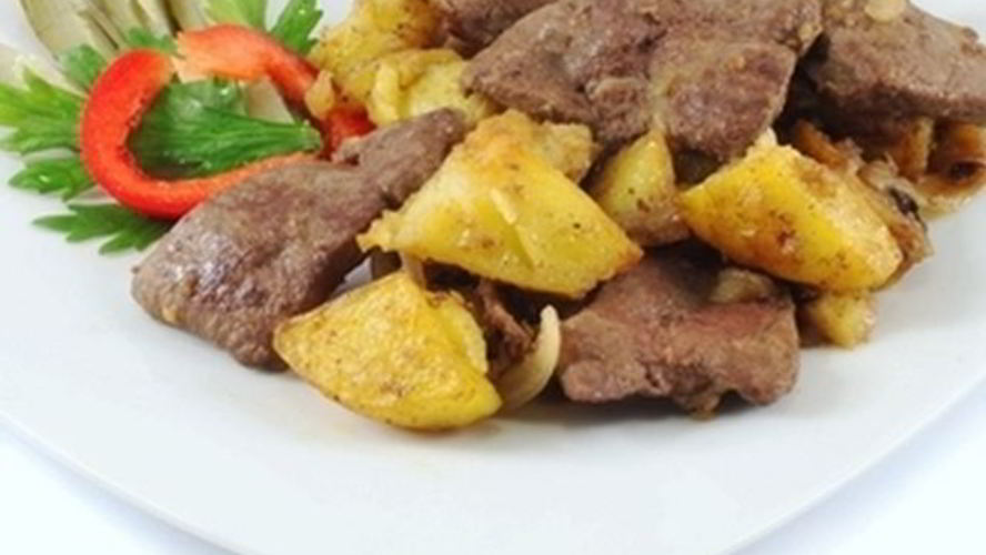 Рецепт картофеля с печенью по-фински