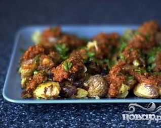 Картофель с соусом чили