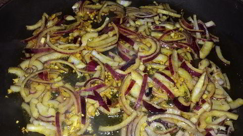 картофель со шпинатом